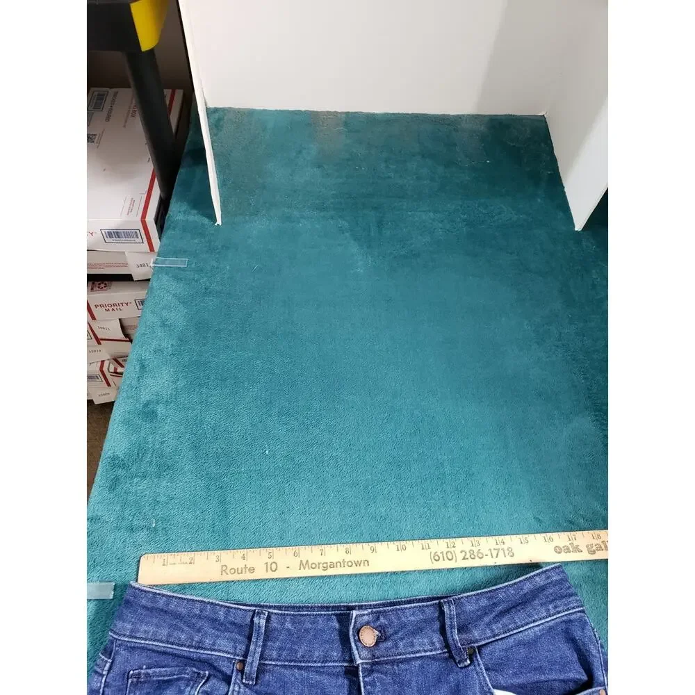 Ann Taylor Jeans Size 12 Women Blue Pants Denim Stretch Mid Rise Straight Ankle